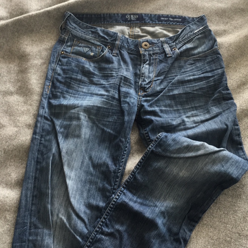 Men’s Guess Slim Straight Jeans